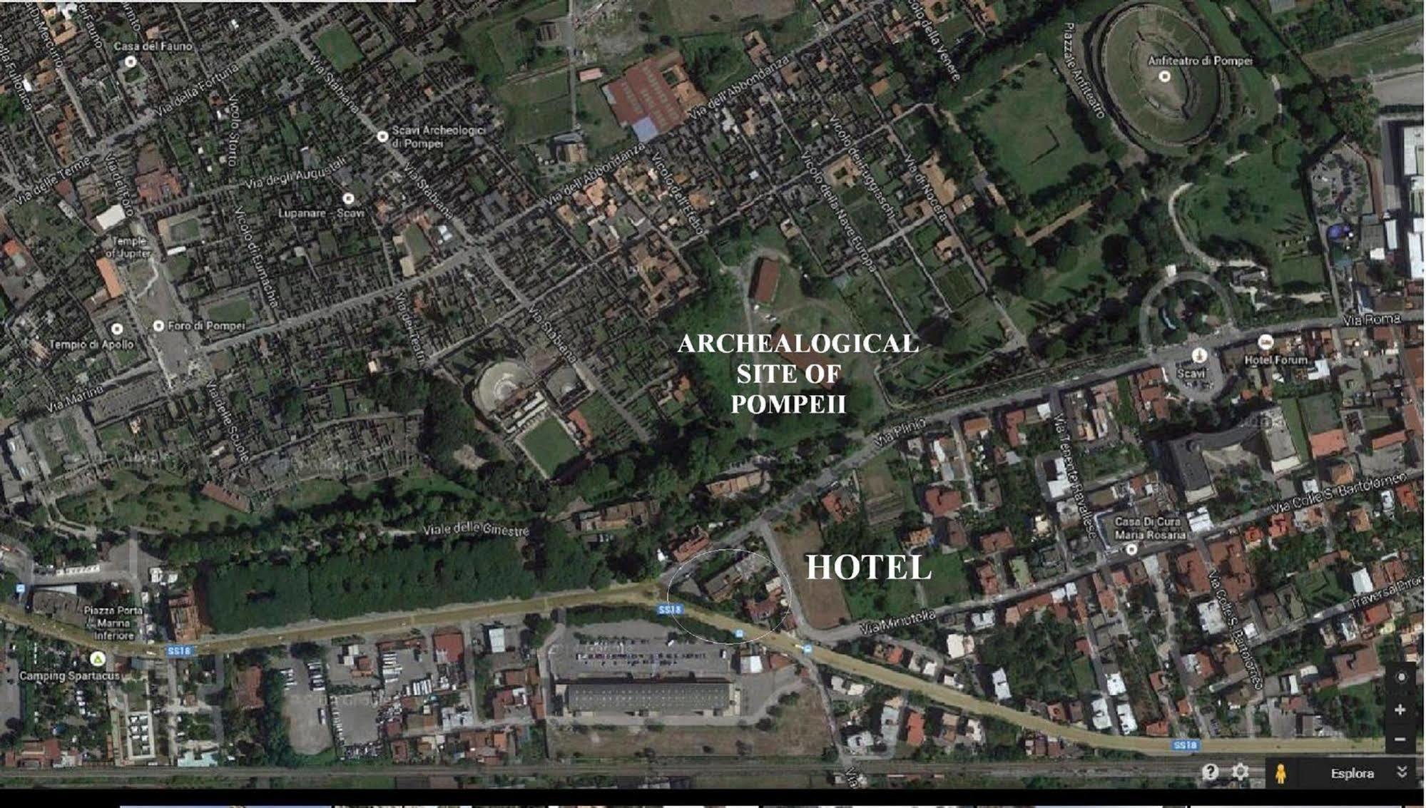 Hotel Degli Amici Pompei Ngoại thất bức ảnh